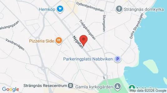 Kontorslokaler att hyra i Strängnäs - kort over placeringen