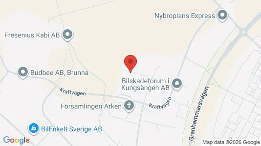 Lagerlokaler att hyra i Upplands-Bro - kort over placeringen