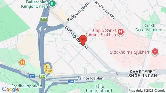 Kontorslokaler att hyra i Kungsholmen - kort over placeringen