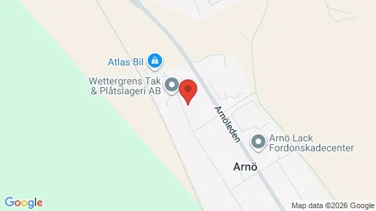 Kontorslokaler att hyra i Nyköping - kort over placeringen