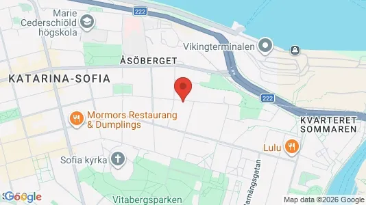 Kontorslokaler att hyra i Södermalm - kort over placeringen