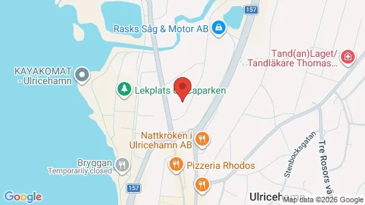 Industrilokaler att hyra i Ulricehamn - kort over placeringen