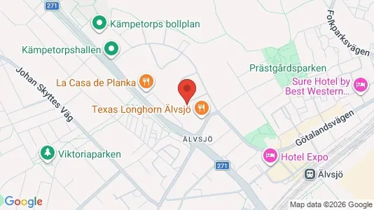Kontorslokaler att hyra i Söderort - kort over placeringen