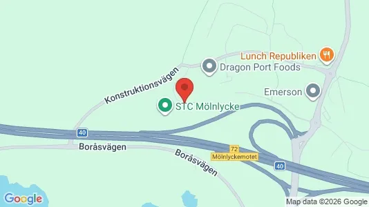 Kontorslokaler att hyra i Härryda - kort over placeringen