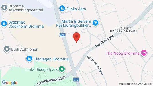 Kontorslokaler att hyra i Västerort - kort over placeringen