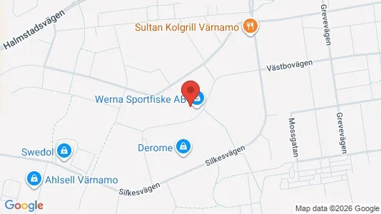 Kontorslokaler att hyra i Värnamo - kort over placeringen