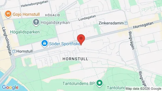 Kontorslokaler att hyra i Södermalm - kort over placeringen