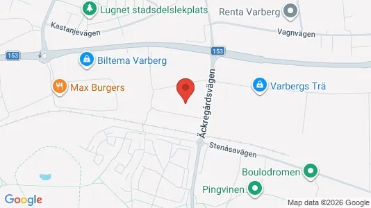 Kontorslokaler att hyra i Varberg - kort over placeringen