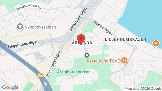 Kontorslokaler att hyra i Södermalm - kort over placeringen