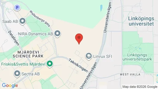 Kontorslokaler att hyra i Linköping - kort over placeringen
