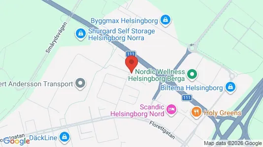 Kontorslokaler att hyra i Helsingborg - Bild från Google Street View
