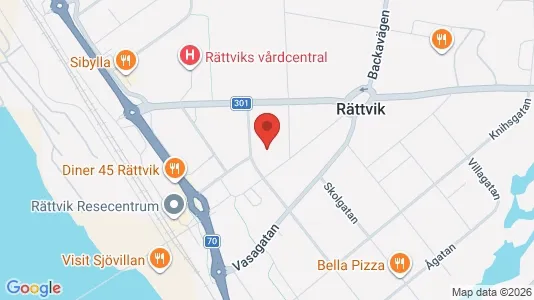 Kontorslokaler att hyra i Rättvik - Bild från Google Street View