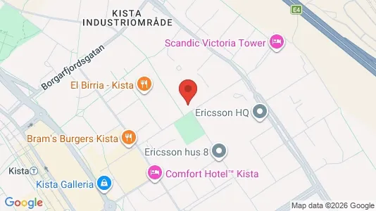 Kontorslokaler att hyra i Västerort - kort over placeringen
